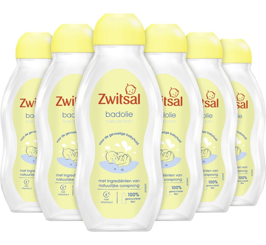 Baby Badolie - Extra verzorgend & zacht - 6x 200ml Voordeelverpakking n