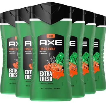 Axe Douchegel Jungle Fresh 3in1 Bodywash - 6x 250ml