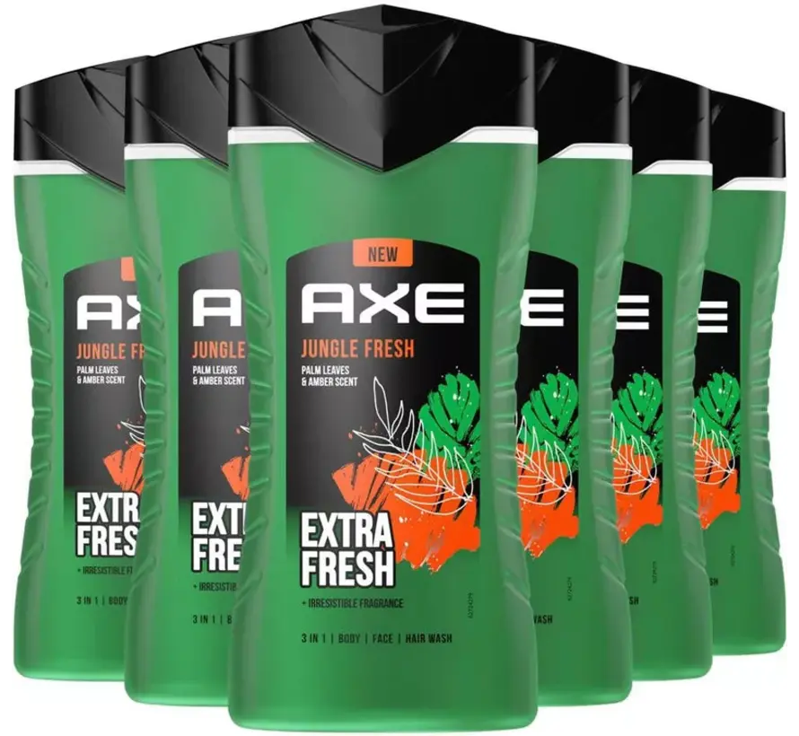 Douchegel Jungle Fresh 3in1 Bodywash - 6x 250ml