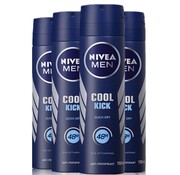 Nivea Cool Kick - Deodorant Spray - 4x 150ml