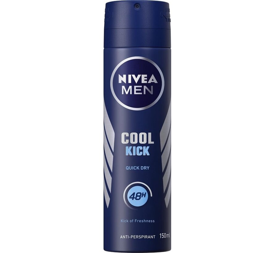Cool Kick - Deodorant Spray - 4x 150ml
