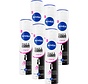 Invisible Black & White Original Clear - Deodorant Spray - 6x 150ml