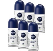 Nivea Men Sensitive Protect - Deodorant Roller - 6x 50ml - Voordeelverpakking