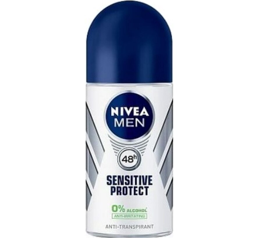 Men Sensitive Protect - Deodorant Roller - 3x 50ml