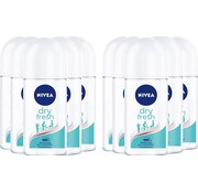 Nivea Dry Fresh - Deodorant Roller - 10x 50ml - Voordeelverpakking