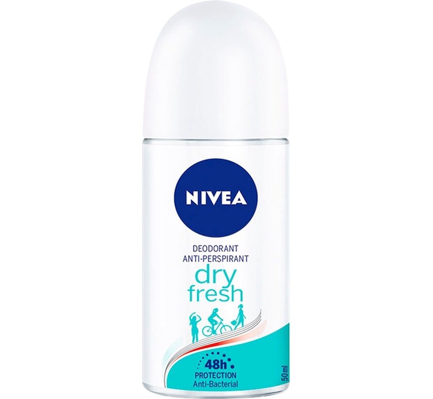 Dry Fresh - Deodorant Roller - 10x 50ml - Voordeelverpakking