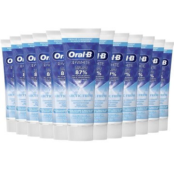 Oral-B Tandpasta - 3D White Arctic Fresh - 12x 75ml (6x 2pack)