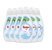 Robijn Stralend Wit - Vloeibaar Wasmiddel (700ml) - 6x 14 wasbeurten