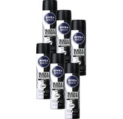 Nivea Men Invisible Black & White Original - Deodorant Spray - 6x 150ml c