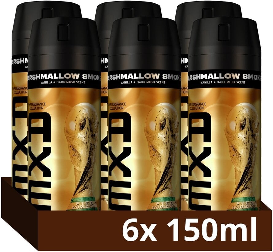Marshmallow Smoke FIFA Limited Edition - Deodorant Spray - 6x 150ml
