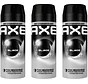 Black Dry Bodyspray / Deodorant Spray Men - 3x 150ml