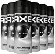 Axe Black Dry Bodyspray / Deodorant Spray Men - 6x 150ml