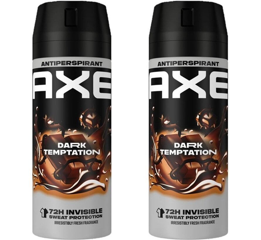 Dark Temptation Dry Bodyspray / Deodorant Spray Men - 2x 150ml