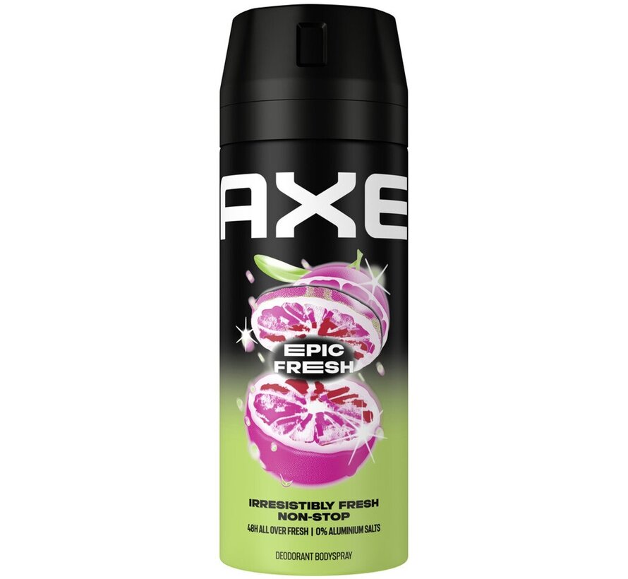 Epic Fresh - Bodyspray / Deodorant Spray Men - 12x 150ml