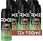 Jungle Fresh - Bodyspray / Deodorant Spray Men - 12x 150ml