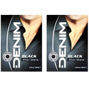 Denim Aftershave Black for Men - 2x 100ml