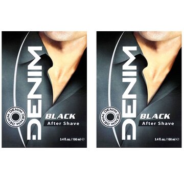 Denim Aftershave Black for Men - 2x 100ml