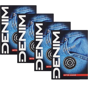 Denim Aftershave Original for Men - 4x 100ml