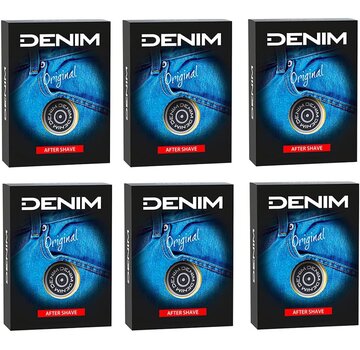 Denim Aftershave Original for Men - 6x 100ml