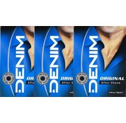 Denim Aftershave Original for Men - 3x 100ml