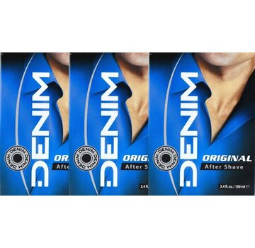 Denim Aftershave Original for Men - 3x 100ml