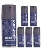 Denim Bodyspray / Deodorant Spray Original for Men - 6x 100ml