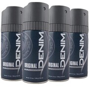 Denim Bodyspray / Deodorant Spray Original for Men - 4x 100ml