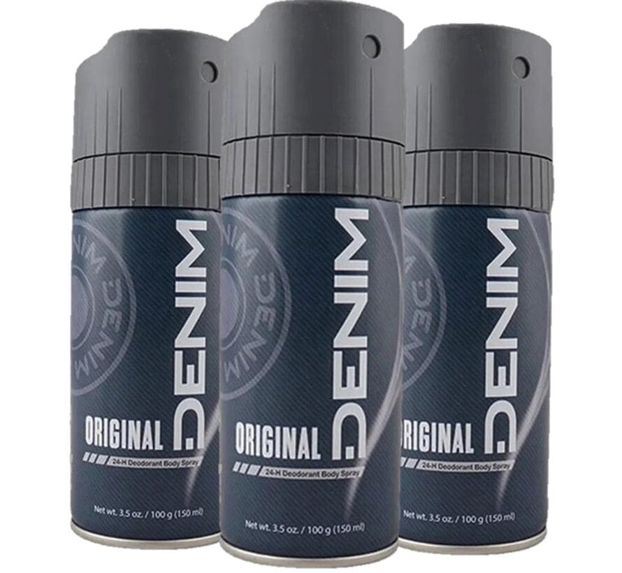 Bodyspray / Deodorant Spray Original for Men - 3x 100ml
