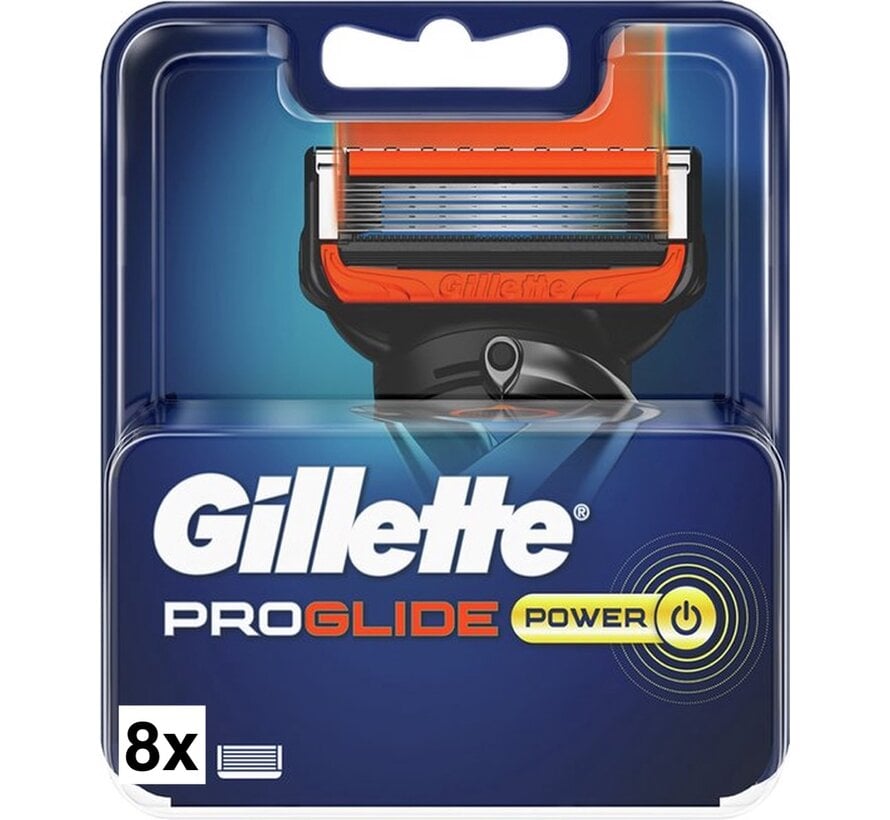 Fusion 5 - ProGlide Power - Scheermesjes - 2x 4 Stuks