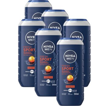 Nivea Men Fresh Sport Douchegel - 6x 250ml n
