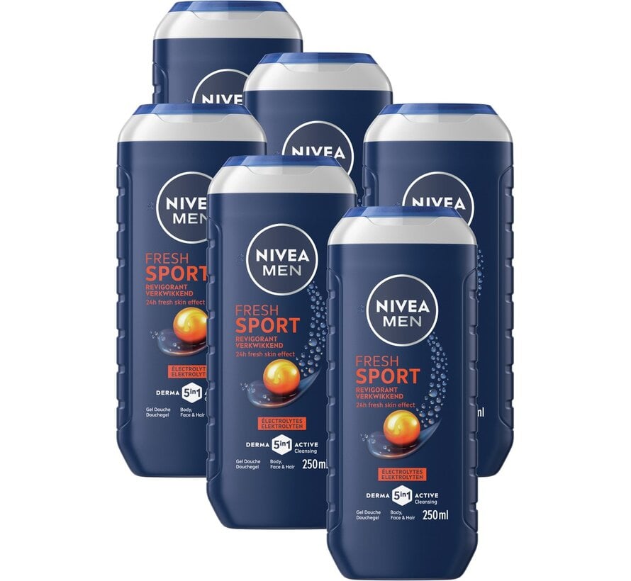 Men Fresh Sport Douchegel - 6x 250ml n