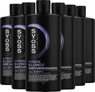 Syoss Intense Blonde - Shampoo - 6x 440ml
