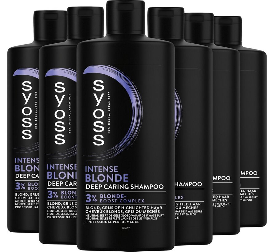 Intense Blonde - Shampoo - 6x 440ml