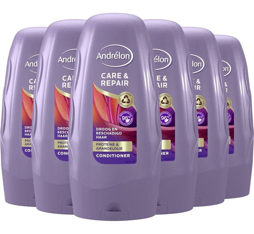 Care & Repair - Droog en beschadigd haar - Conditioner - 6x 250ml