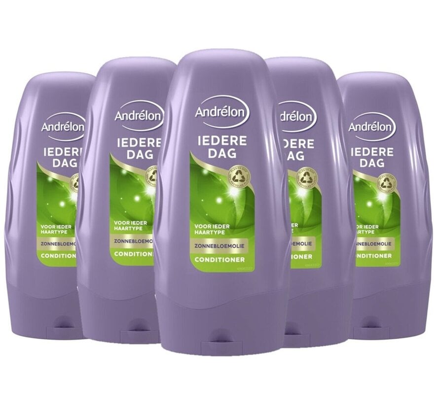 Iedere dag - Voor ieder haartype - Conditioner - 5x 250ml