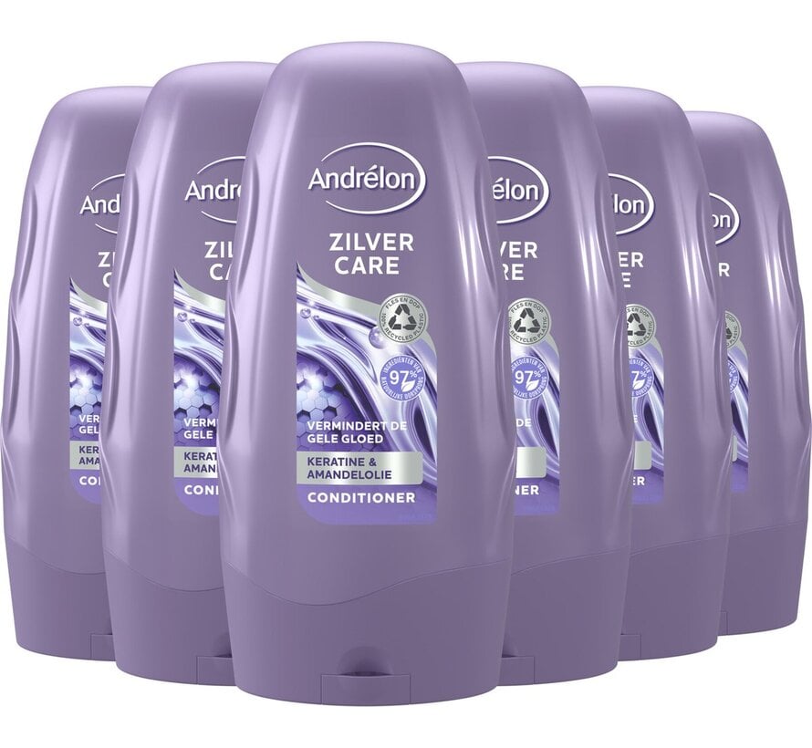 Zilver Care - Keratine & Amandelolie - Conditioner - 6x 250ml