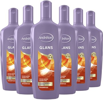 Andrelon Glans - Zomertarwe & Honing - Shampoo - 6x 300ml