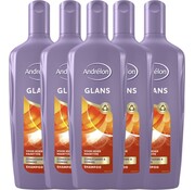 Andrelon Glans - Zomertarwe & Honing - Shampoo - 5x 300ml