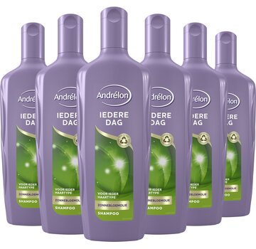 Andrelon Iedere dag - Zonnebloemolie - Shampoo - 6x 300ml