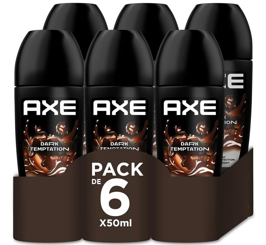 Dark Temptation Anti-Transpirant - Deodorant Roller - 6x 50ml