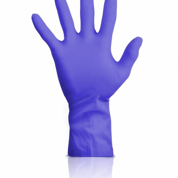 Klinion Nitril handschoenen blauw lange mouw 290mm-Klinion