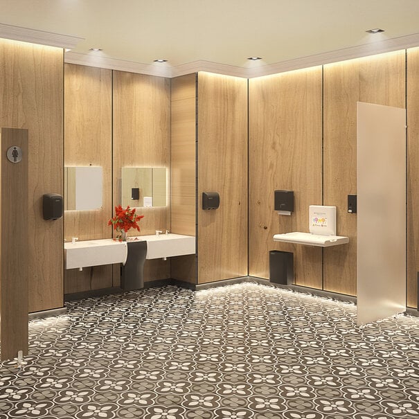 Veilige Baby verschoontafel met veiligheidsgordels