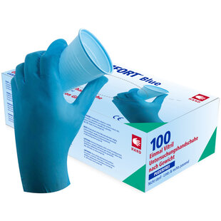 Vitril handschoenen blauw 1000 stuks