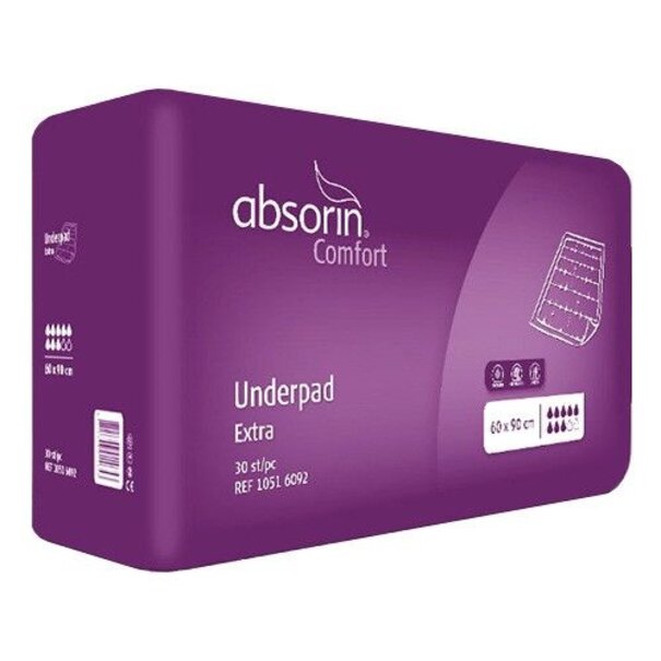 Absorin Onderlegger Absorin comfort Extra 60x90 cm -2000ML Opname