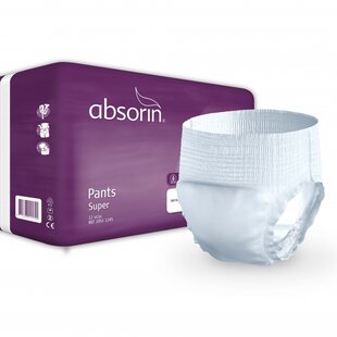 Incontinentie broekjes Absorin Super maat L 2400ML Opname