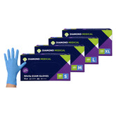 Nitril handschoen extra strong blauw 100 stuks