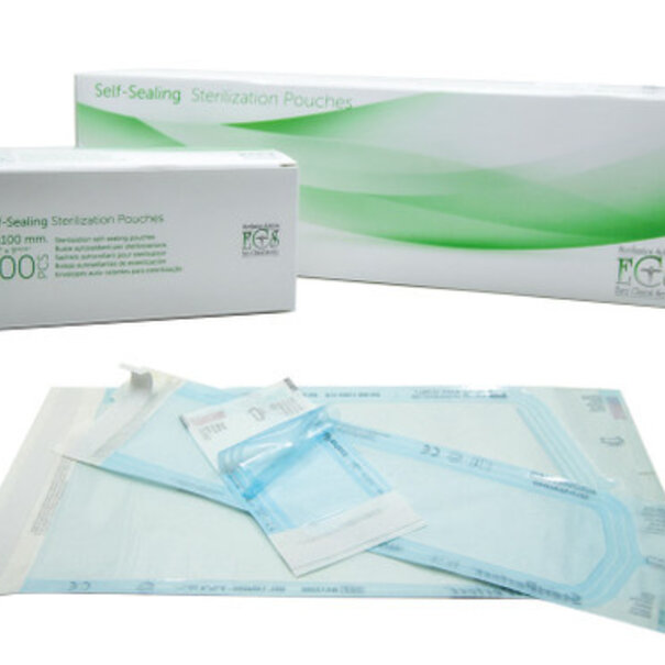 sterilisatiezakjes Self Seal 140mm x 260mm (200 stuks)
