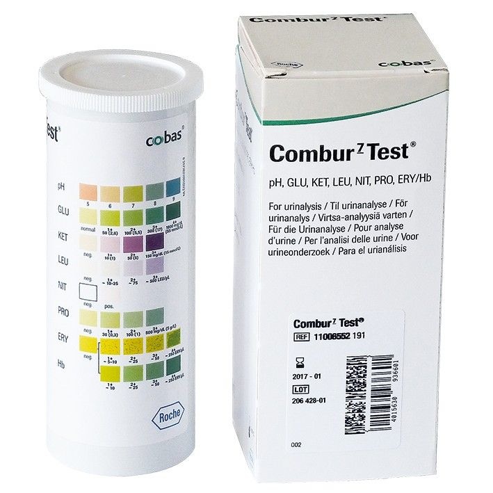 Combur 7 urine teststrips - uit voorraad leverbaar! - De Boer Dental