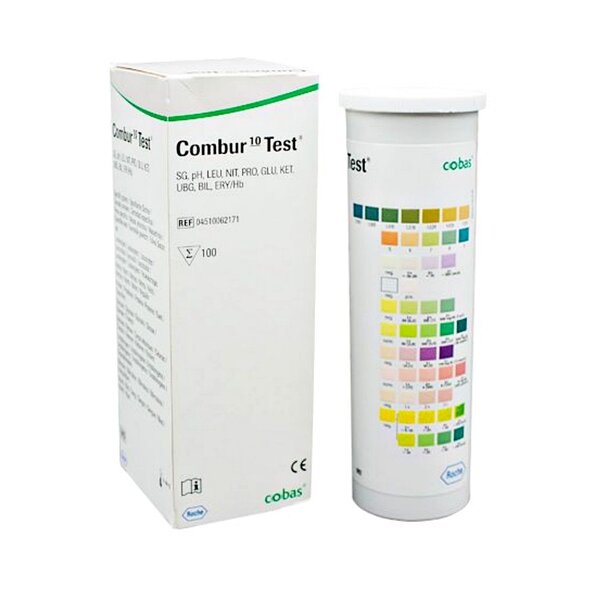 Roche Combur 10 urine teststrips