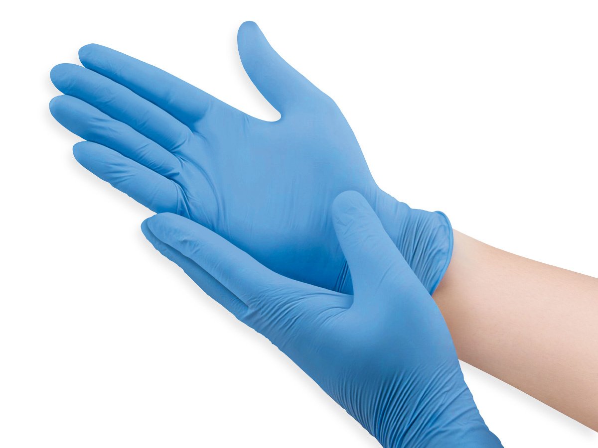 module Ontoegankelijk zoom Nitril handschoenen blauw HYNEX 1000 STUKS - De Boer Dental